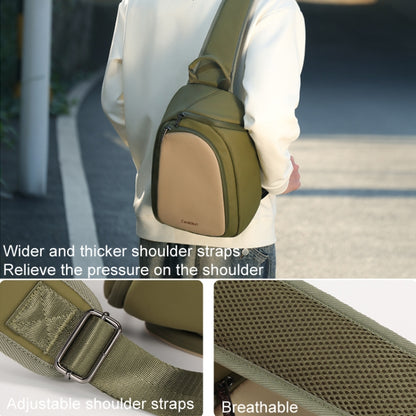 Cwatcun D148 Medium Casual Camera Bag Shoulder Crossbody Daily Photography Bag, Color: Army Green - Strap Satchel by Cwatcun | Online Shopping UK | buy2fix