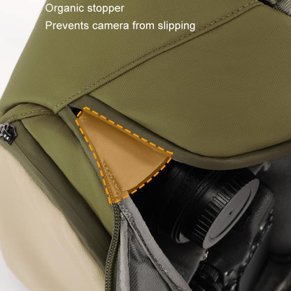 Cwatcun D148 Medium Casual Camera Bag Shoulder Crossbody Daily Photography Bag, Color: Army Green - Strap Satchel by Cwatcun | Online Shopping UK | buy2fix