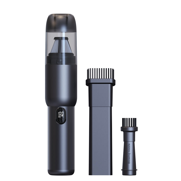 Multifunctional Suction Blowing Wireless Car Vacuum Cleaner Handheld High-Power Dust Blower(Black) by buy2fix