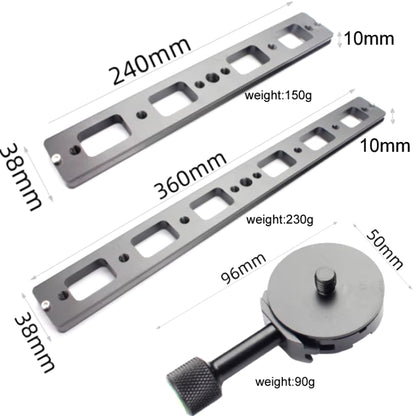 Double Camera Bracket Arca Swiss Quick Release Plate, Spec: Movable Base - Quick Release Plate by buy2fix | Online Shopping UK | buy2fix