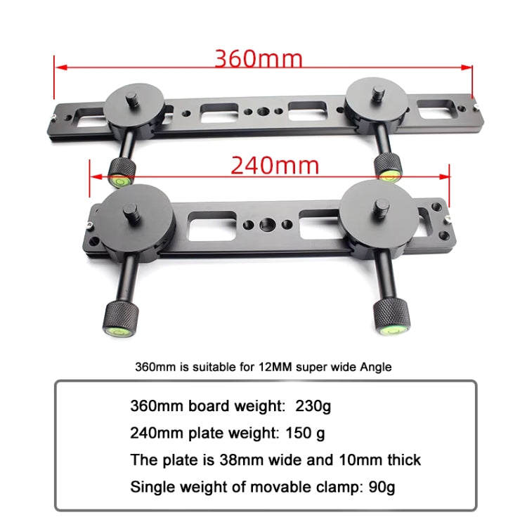 Double Camera Bracket Arca Swiss Quick Release Plate, Spec: PU360 - Quick Release Plate by buy2fix | Online Shopping UK | buy2fix