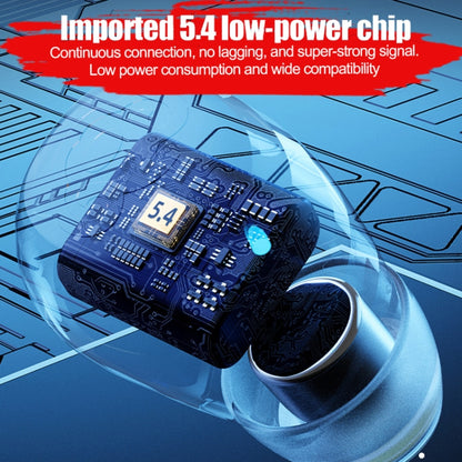 Q1 Mini Single Ear With Charging Compartment Wireless Invisible Stereo Bluetooth Earphone(White) - Bluetooth Earphone by buy2fix | Online Shopping UK | buy2fix