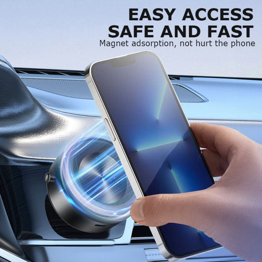 AIMITE M8 Car Phone Holder Vacuum Suction Cup Strong Magnetic Support Bracket(Tarnish Black) by AIMITE