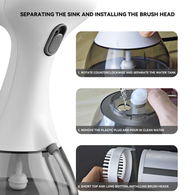 Small Portable Handheld Household Steam Spray Clothes Wrinkle Removal Iron, Size: US Plug(Black) - Garment Steamer by buy2fix | Online Shopping UK | buy2fix