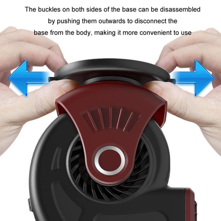 Portable Car Heater Small Fan Defogger, Color: 12V Red - Heating & Fans by buy2fix | Online Shopping UK | buy2fix