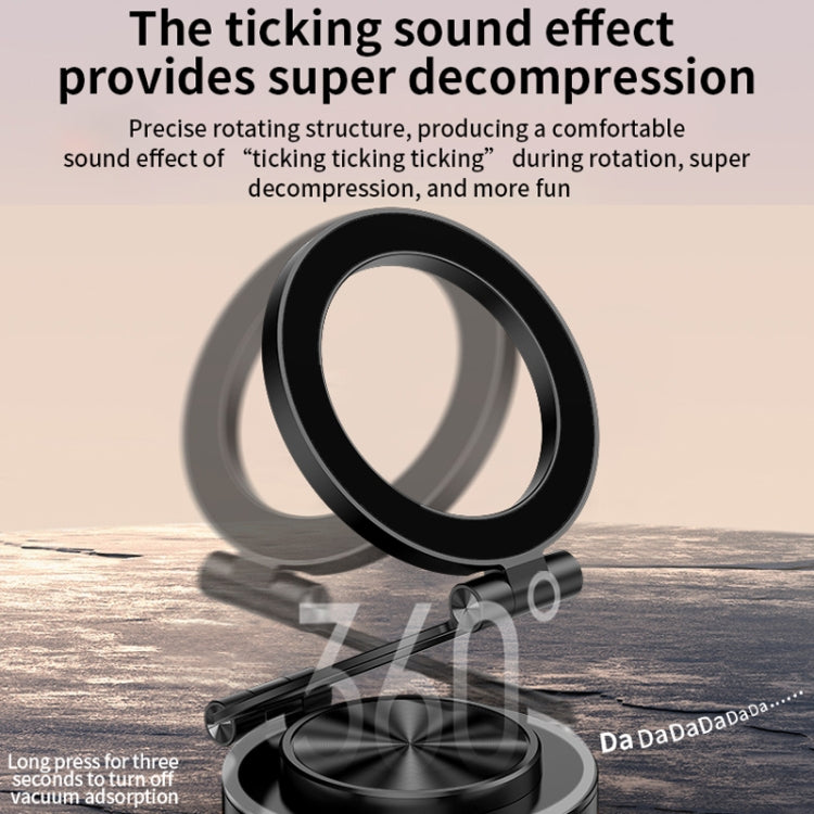 AIMITE C2 Car Vacuum Suction Cup Magnetic Three Axis Linkage Rotatable Cell Phone Holder(Black) by AIMITE