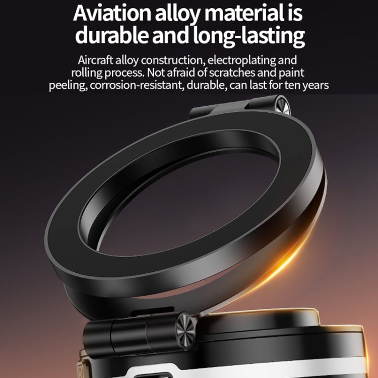 AIMITE C2 Car Vacuum Suction Cup Magnetic Three Axis Linkage Rotatable Cell Phone Holder(Black) by AIMITE