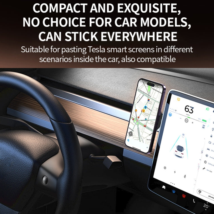 AIMITE C2 Car Vacuum Suction Cup Magnetic Three Axis Linkage Rotatable Cell Phone Holder(Black) by AIMITE