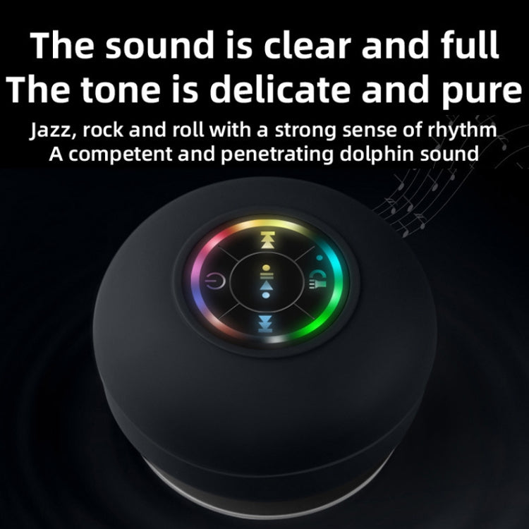 BT-07 Portable Large Suction Cup Waterproof Bathroom Bluetooth Speaker(White) - Waterproof Speaker by buy2fix | Online Shopping UK | buy2fix