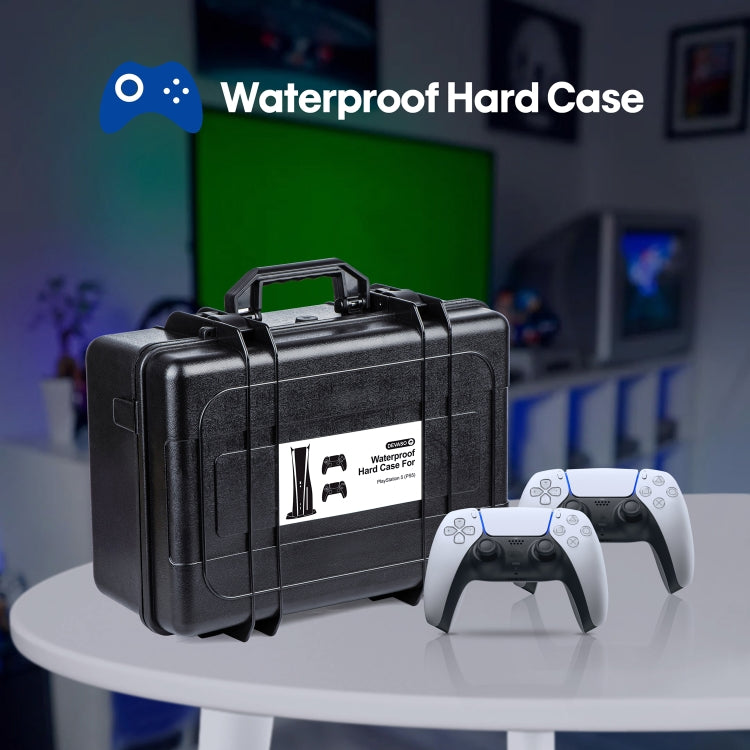 For PS5 DEVASO Game Console Storage Box Hard-shell Waterproof Handheld Case - Bags by DEVASO | Online Shopping UK | buy2fix