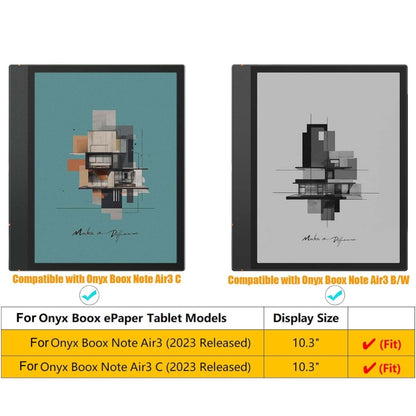 For Boox Note Air 3 C / 3 Lightweight PU Protective Case(Brown) - Others by buy2fix | Online Shopping UK | buy2fix