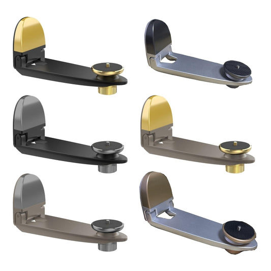 Aluminum Alloy Pan Head Adjustable Foldable Projector Wall Mount(Silver Gray) by buy2fix