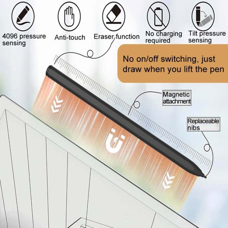 4096 Grade Pressure Sensitive EMR Stylus, Style: D-003 Upgrade+5 Felt Tips+1 Pen Clip - Stylus Pen by buy2fix | Online Shopping UK | buy2fix