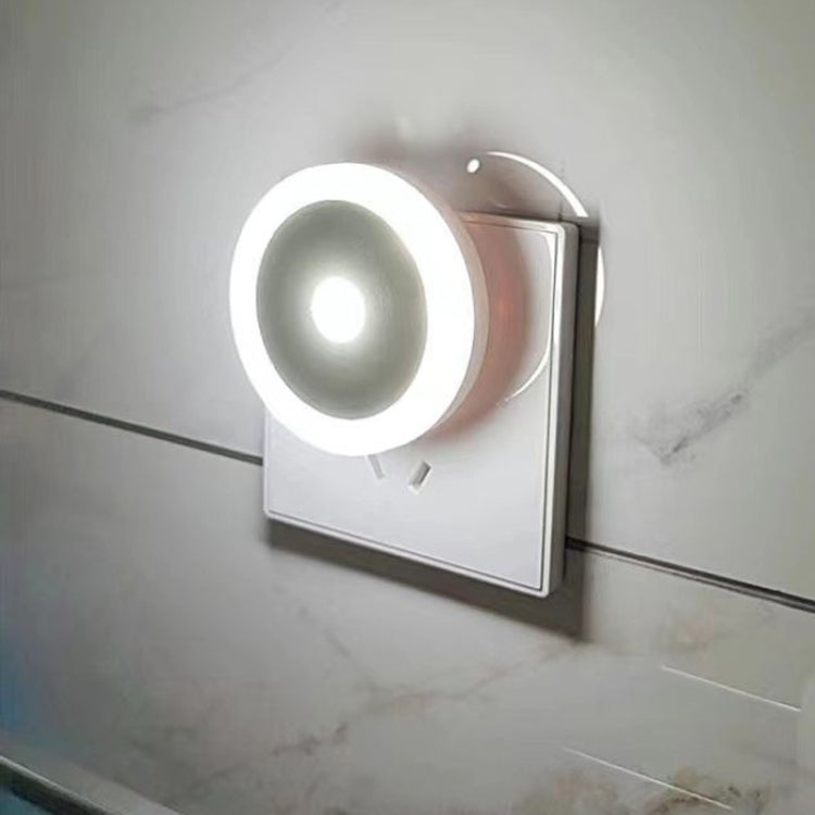 3W LED Human Body Sensor Light Smart Light Control Infrared Plug- in Night Lamp Floor Bedroom Lamp, US Plug(Warm Light) - Sensor LED Lights by buy2fix | Online Shopping UK | buy2fix