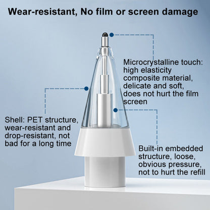 For Huawei M-Pencil 2 / 3 Mute Damping Anti-slip Replacement Nibs, Style: 2B Gray - Pencil Accessories by buy2fix | Online Shopping UK | buy2fix