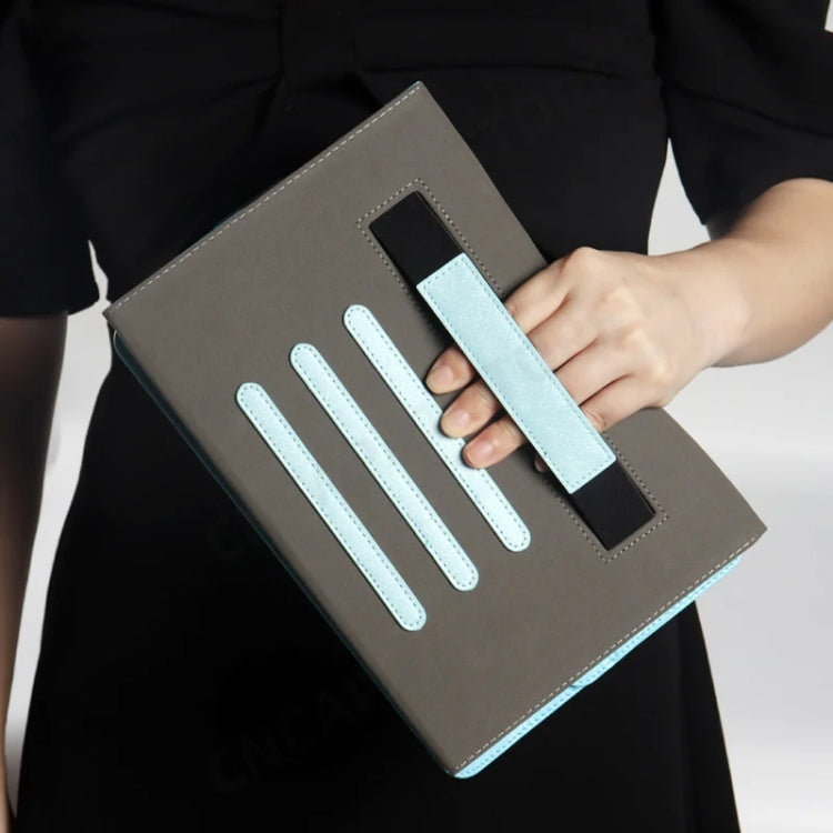 For UMIDIGI G1 Tab 10-11 inch Universal 360 Degree Rotation Leather Tablet Case(Blue Map) - Others by buy2fix | Online Shopping UK | buy2fix