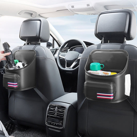 Car Seatback Storage Hanging Bag Vehicle Multifunctional Storing Tissue Box, Style: No Built-In Bucket by buy2fix