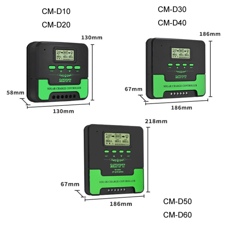 12V-24V 10A WIFI Remote MPPT Home Energy Storage Control System Solar Controller, Model: CM-D10 - Others by buy2fix | Online Shopping UK | buy2fix