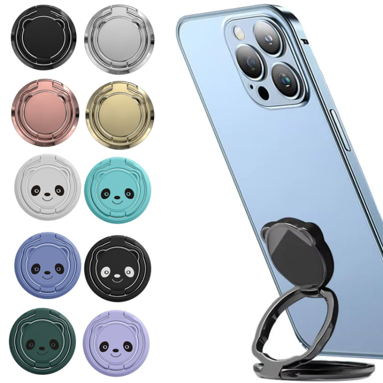 Universal Mobile Folding Finger Ring Holder 360 Rotation Desktop Phone Holder(Rose Gold) - Ring Holder by buy2fix | Online Shopping UK | buy2fix