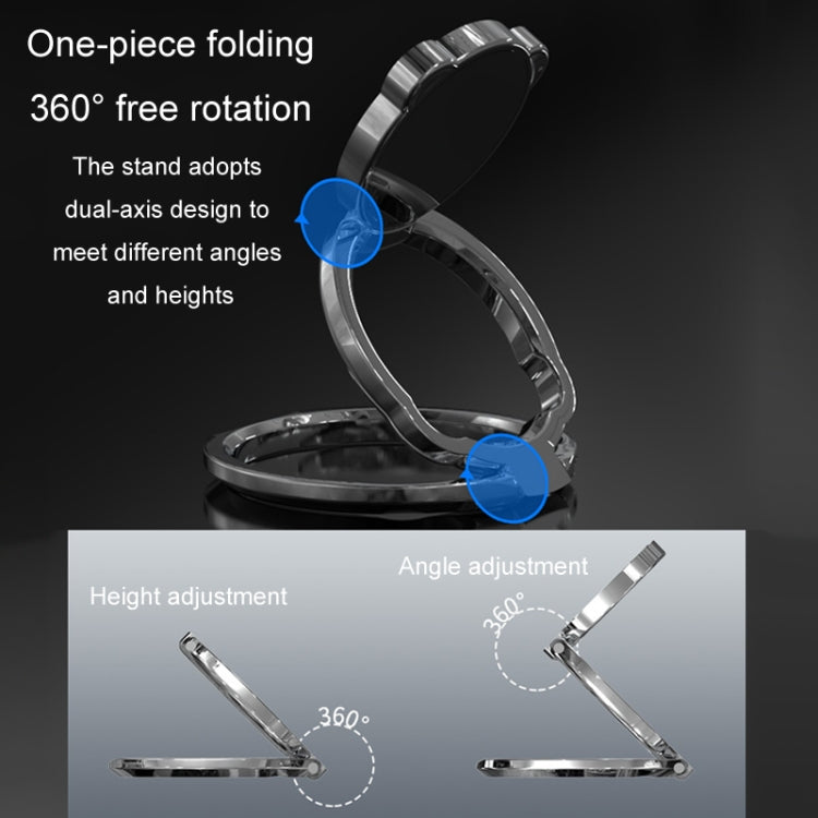 Universal Mobile Folding Finger Ring Holder 360 Rotation Desktop Phone Holder(Gold) - Ring Holder by buy2fix | Online Shopping UK | buy2fix