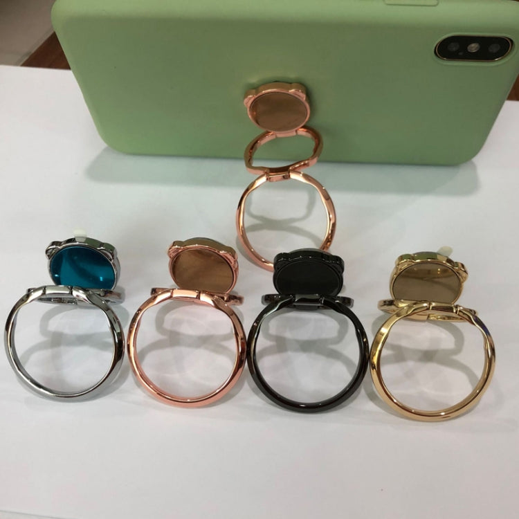 Universal Mobile Folding Finger Ring Holder 360 Rotation Desktop Phone Holder(Green) - Ring Holder by buy2fix | Online Shopping UK | buy2fix