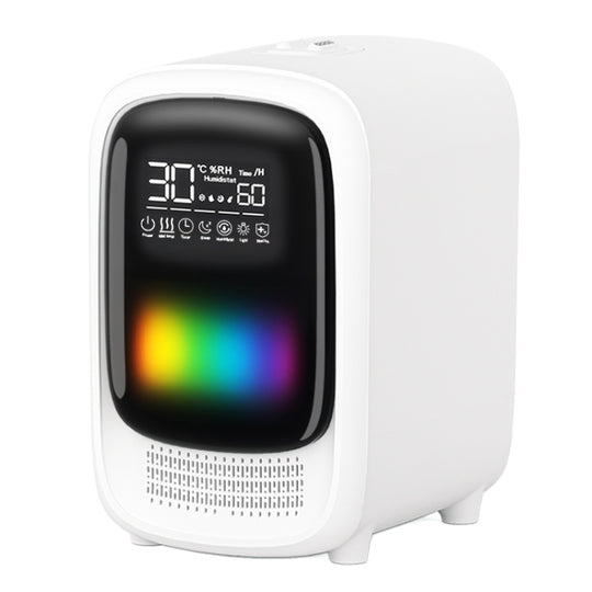 FS101 3.5L Colorful Light Home Bluetooth Music Aromatherapy Humidifier, Spec: EU Plug(Whtie)