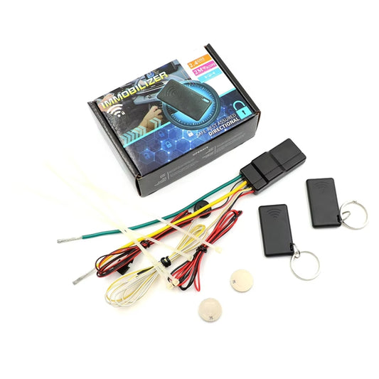 NENGKEE 12V 2.4Ghz Car Smart Lock Anti-Theft Device Immobilizer(Blue Color Box) by NENGKEE