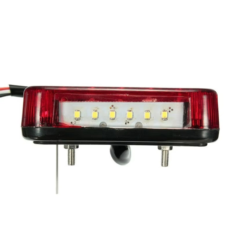 Transparent Shell Square Trailer LED Brake Tail Light by buy2fix