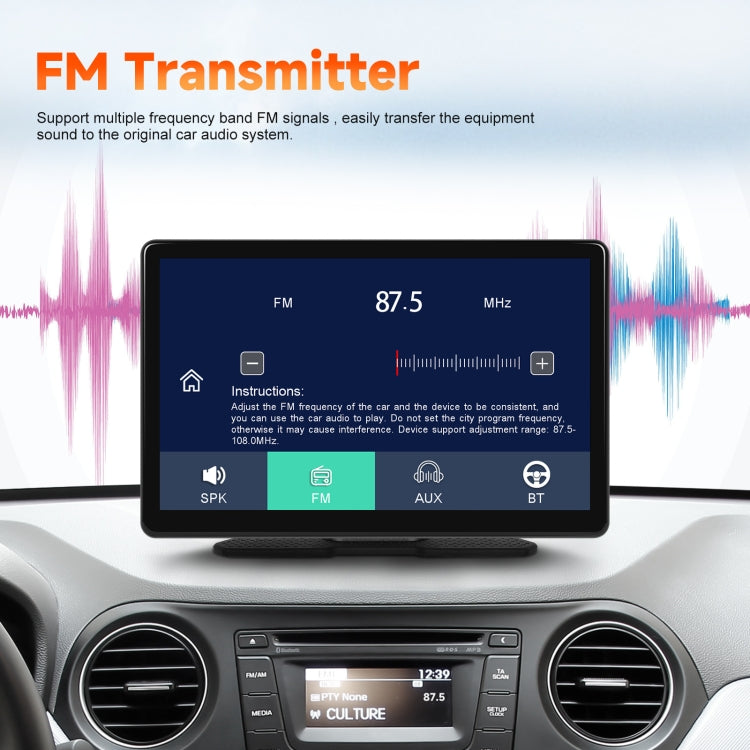 8-Inch HD Wireless CarPlay Screen DVR With Dash Cam/1080p Front Rear Camera/Bluetooth/AirPlay by buy2fix