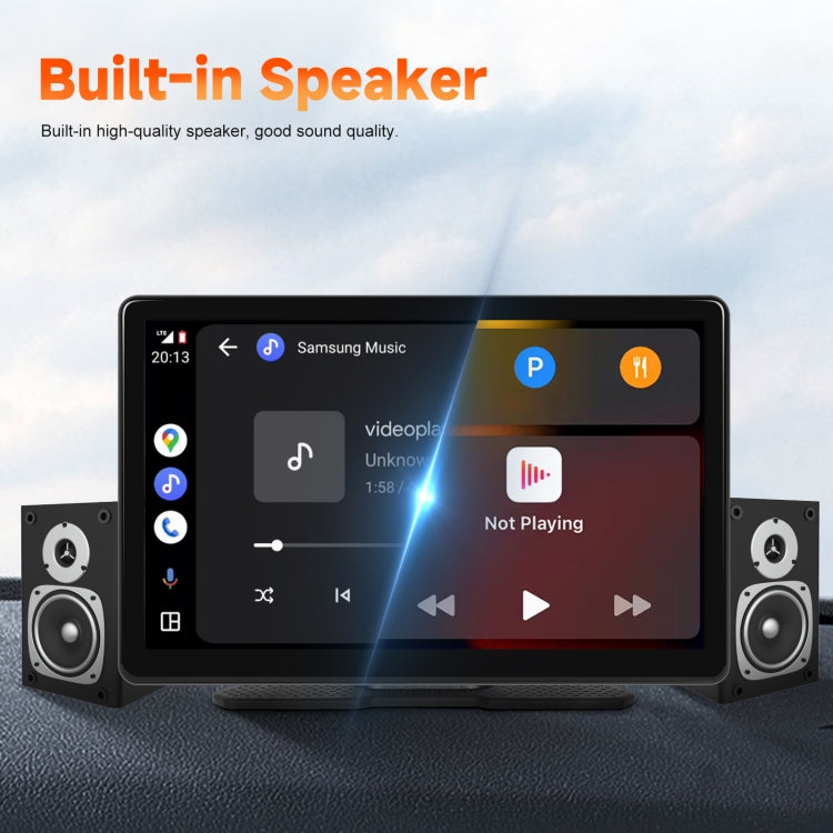 8-Inch HD Wireless CarPlay Screen DVR With Dash Cam/1080p Front Rear Camera/Bluetooth/AirPlay by buy2fix