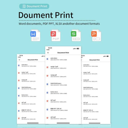 Portable Mini Thermal High Definition Student Wrong Title Photo Printer(Pink 16pcs /Set) by buy2fix