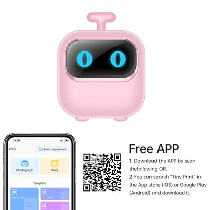 Portable Mini Thermal High Definition Student Wrong Title Photo Printer(Pink 16pcs /Set) by buy2fix