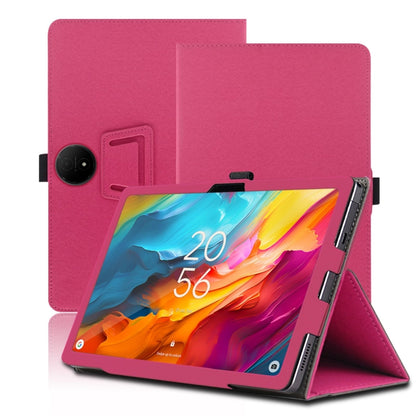 For TCL Nxtpaper 14 14.3-Inch Skin Texture All Inclusive Leather Tablet Case(Rose Red) - Others by buy2fix | Online Shopping UK | buy2fix
