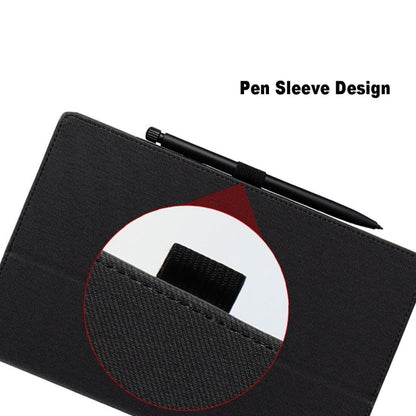 For TCL Nxtpaper 14 14.3-Inch Skin Texture All Inclusive Leather Tablet Case(Black) - Others by buy2fix | Online Shopping UK | buy2fix