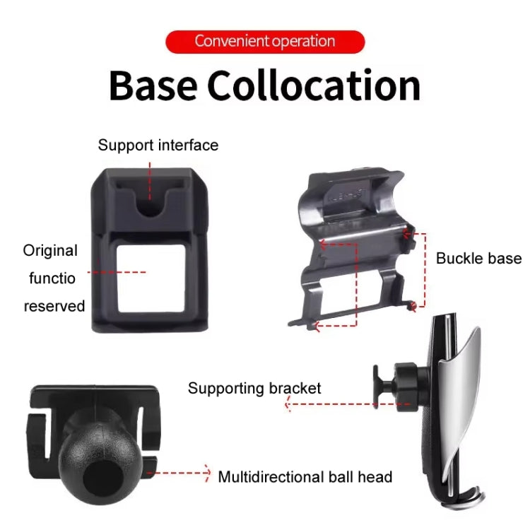 For BMW Car Air Outlet Modified Mobile Phone Holder Base, Model: 18-21 X3/X4 by buy2fix