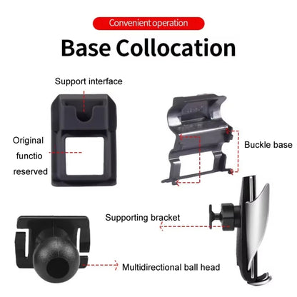 For BMW Car Air Outlet Modified Mobile Phone Holder Base, Model: 09-15 7 Series by buy2fix