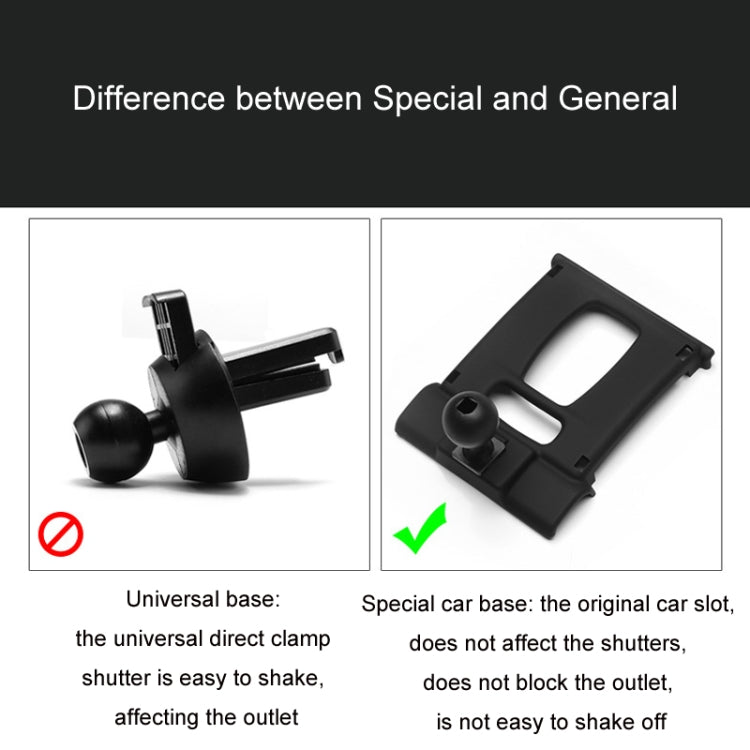 For BMW Car Air Outlet Modified Mobile Phone Holder Base, Model: 11-16 X3/X4 by buy2fix