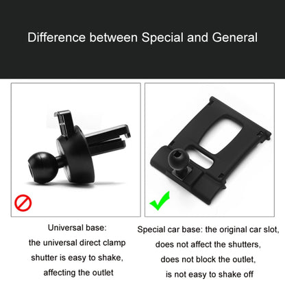 For BMW Car Air Outlet Modified Mobile Phone Holder Base, Model: 11-16 X3/X4 by buy2fix