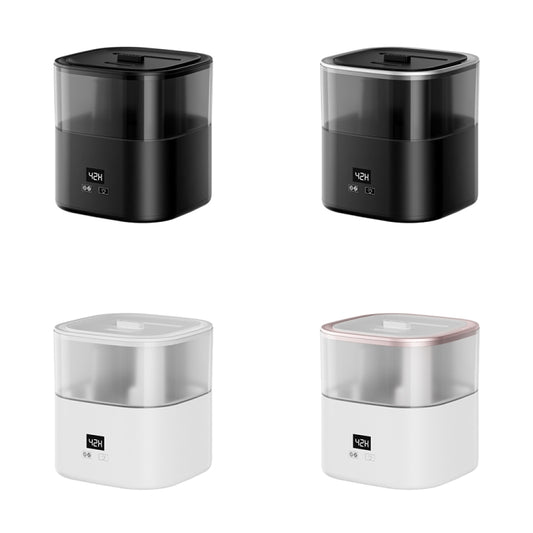 JSQ-58 1.1L large Capacity Digital Display Flame Atomization Humidifier, Color: Rose Gold(UK Plug) by buy2fix