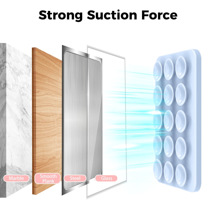 AhaStyle CY202 Suction Cup Magnetic Phone Holder Silicone Adhesive Mirror Sticker(Pink) - Hand-Sticking Bracket by AhaStyle | Online Shopping UK | buy2fix