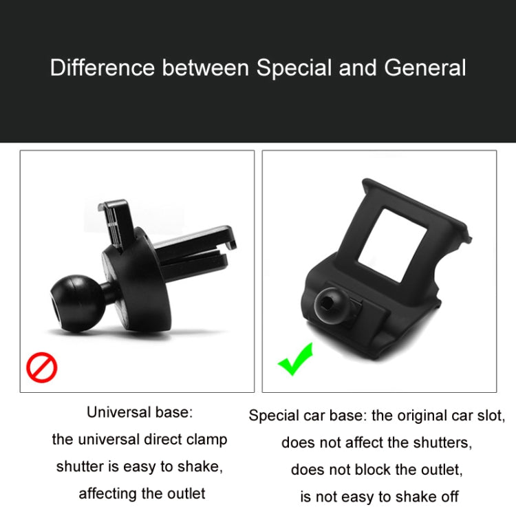 For Toyota Car Air Outlet Phone Holder Base, Model: 19-22 Corolla/Levin Left Driving by buy2fix