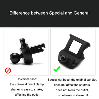 For Toyota Car Air Outlet Phone Holder Base, Model: 10-12 Crown Left Driving by buy2fix