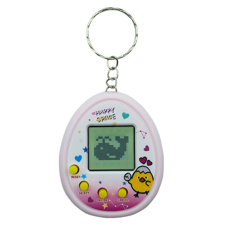 Electronic Pet Game Toy Feed Genie Nostalgic Virtual Cyber Digital Game Keychain Toy For Kids, Style: Chick (Pink) - Electronic Pets by buy2fix | Online Shopping UK | buy2fix