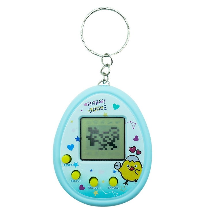 Electronic Pet Game Toy Feed Genie Nostalgic Virtual Cyber Digital Game Keychain Toy For Kids, Style: Chick (Blue) - Electronic Pets by buy2fix | Online Shopping UK | buy2fix