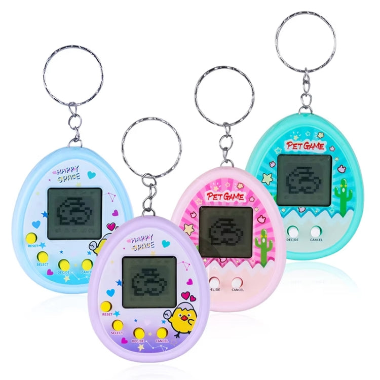 Electronic Pet Game Toy Feed Genie Nostalgic Virtual Cyber Digital Game Keychain Toy For Kids, Style: Cactus (White) - Electronic Pets by buy2fix | Online Shopping UK | buy2fix