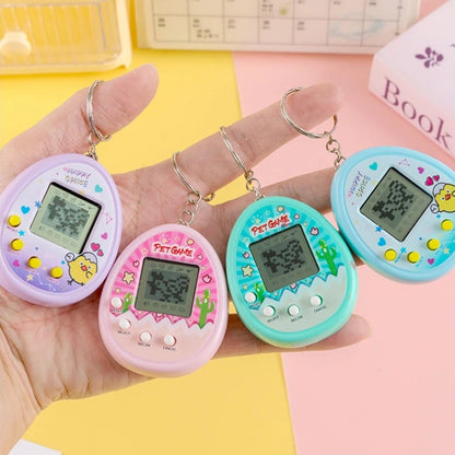 Electronic Pet Game Toy Feed Genie Nostalgic Virtual Cyber Digital Game Keychain Toy For Kids, Style: Cactus (Pink) - Electronic Pets by buy2fix | Online Shopping UK | buy2fix