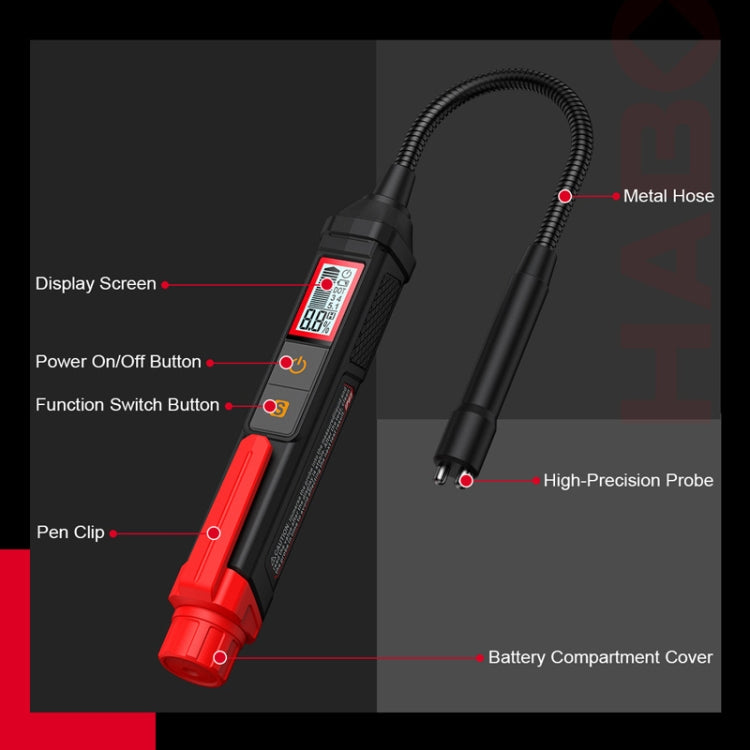 HABOTEST HT663L Motorcycle Vehicle Brake Fluid Moisture Detection Pen - Electronic Test by HABOTEST | Online Shopping UK | buy2fix