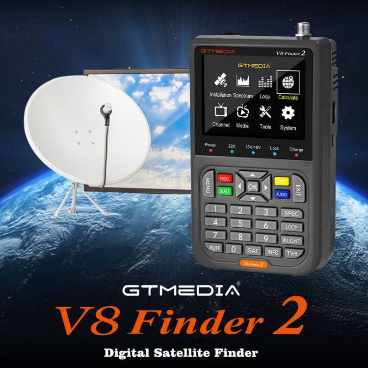 GTMedia Full HD Digital Satellite Finder With 3.5 Inch LCD Screen by GTMedia