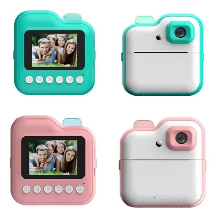 Q6 Kids Digital Camera Mini Instant Print Camera Toy Wireless HD Print Photo Gift(Blue) - Printer by buy2fix | Online Shopping UK | buy2fix