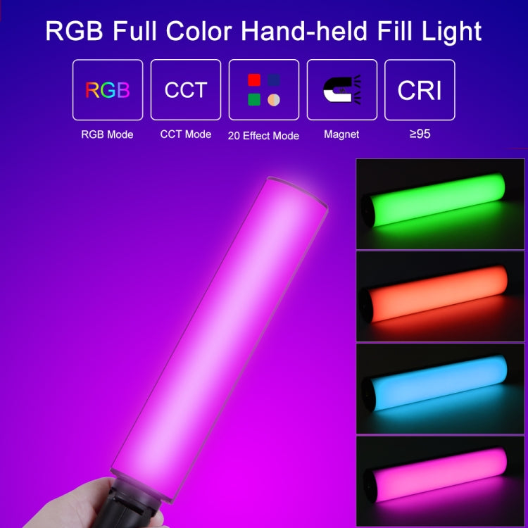 VLOGLITE W200RGB Full Colorful Handheld Fill Light Stick Live Photography Ambient Light Outdoor Lighting -  by VLOGLITE | Online Shopping UK | buy2fix